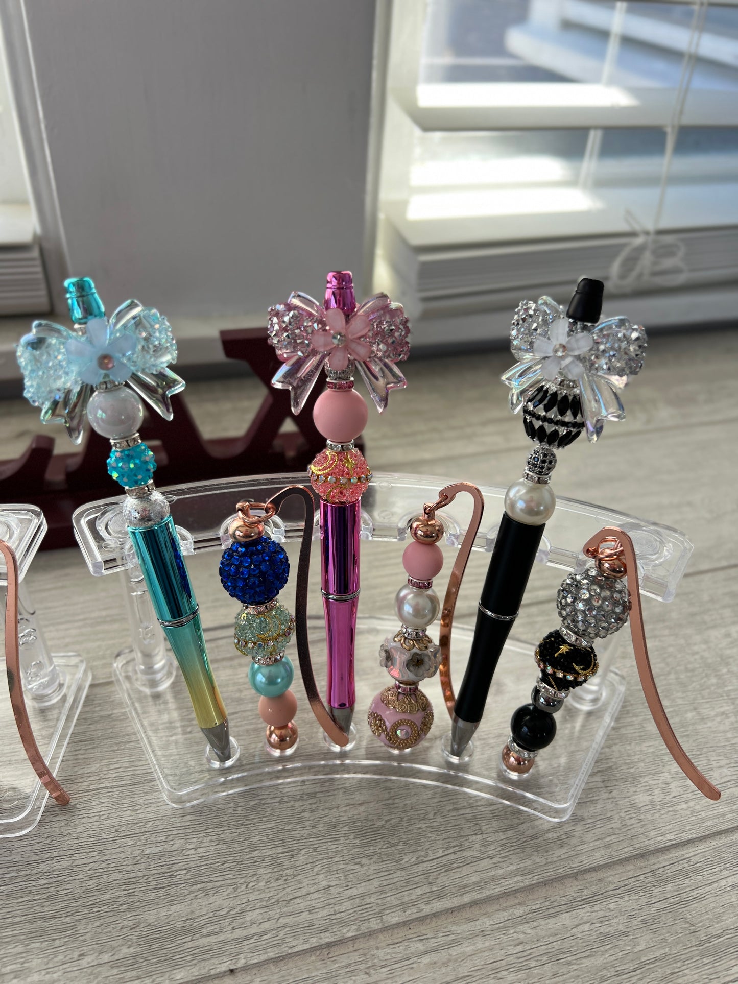 Beaded Pen and Bookmark Set 25.00