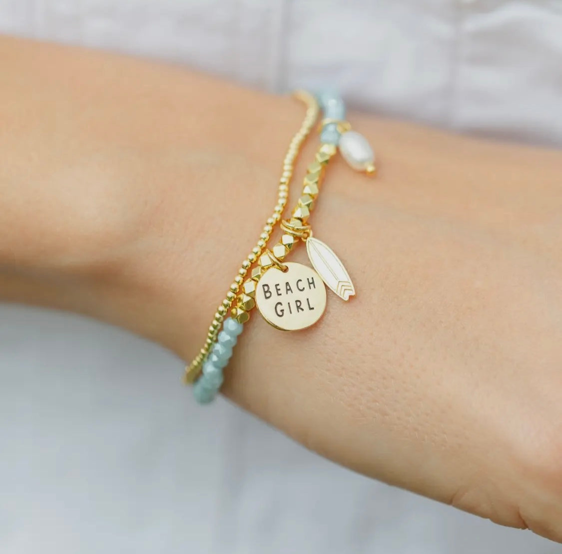Beach Girl Beaded Bracelet