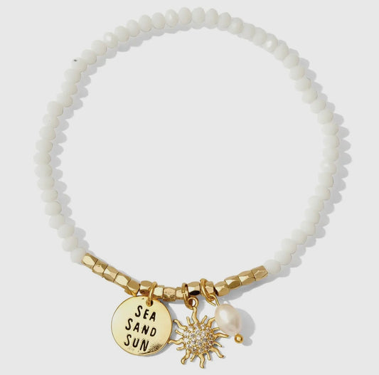 Sun, Sand and Sea Stretch Bracelet