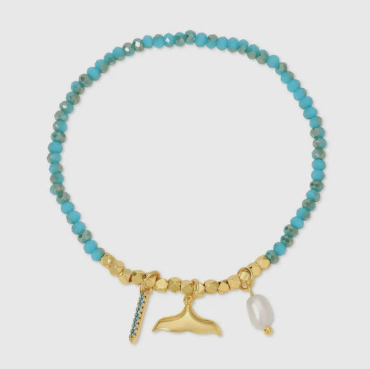Whale’s Tale Beaded Bracelet