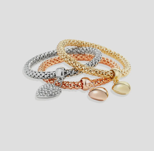 Set of 3 stretch bracelets