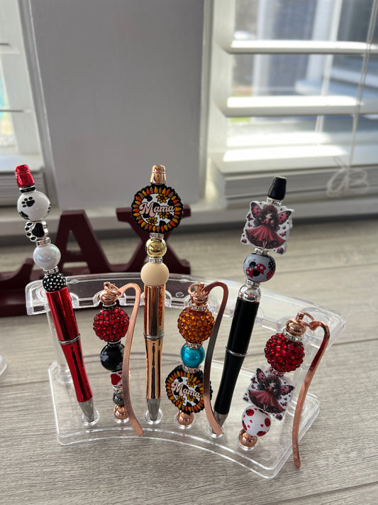 Beaded Pen and Bookmark Set 25.00
