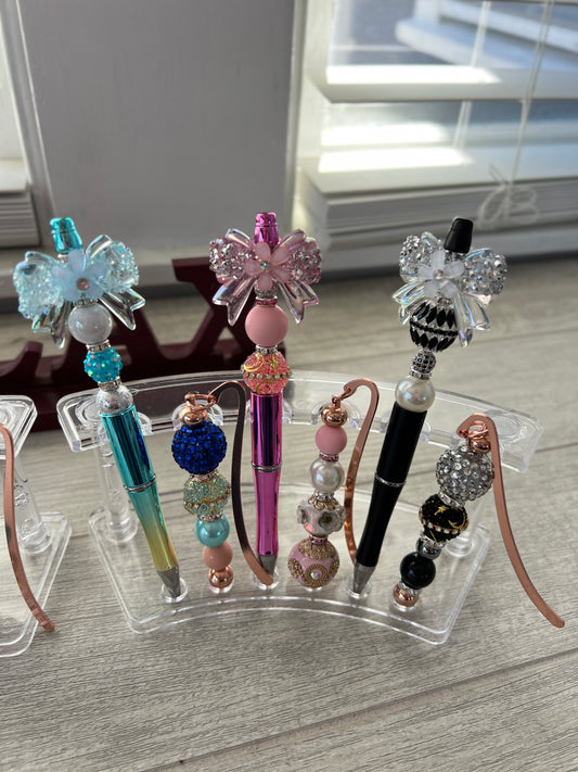 Beaded Pen and Bookmark Set 25.00