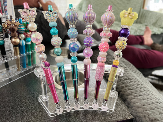 Extended Fancy Beaded Pen/Character